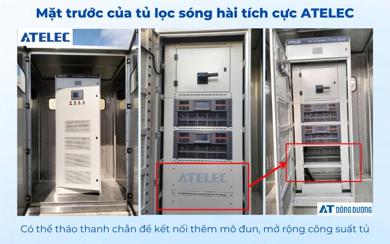 mặt trước của tủ lọc sóng hài