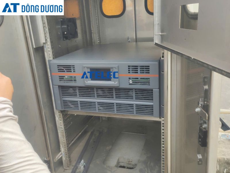 Lắp đặt mô đun lọc sóng hài vào vỏ tủ