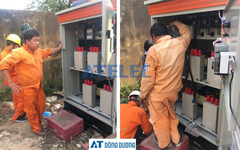 Tủ lọc sóng hài thụ động ATELEC được lắp đặt tại nhà máy Điện Quang