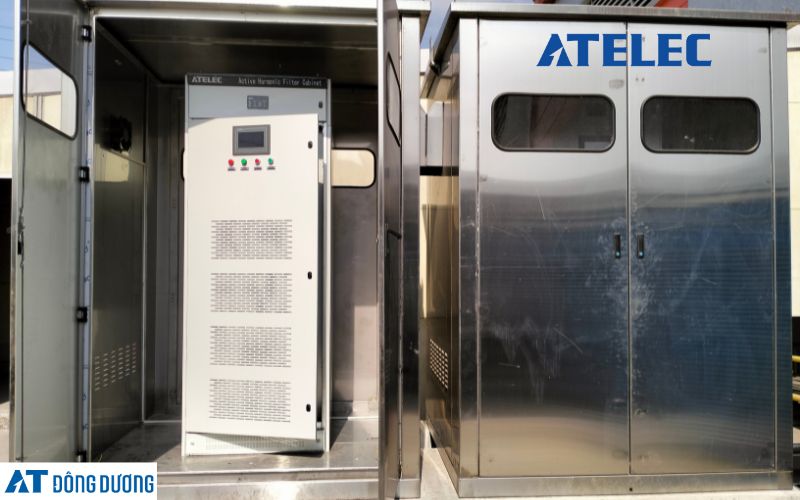 Tủ lọc sóng hài tích cực ATELEC được lắp đặt tại một trạm biến áp của nhà máy Seojin