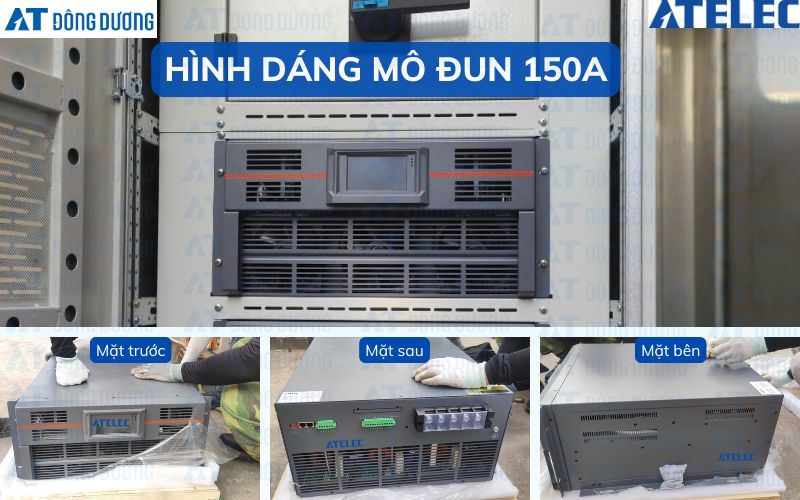 hình dáng module 150A của tủ lọc sóng hài tích cực ATELEC