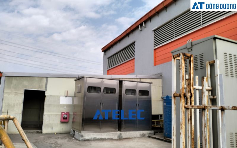 Tủ lọc sóng hài tích cực ATELEC được lắp đặt tại một trạm biến áp của nhà máy Seojin