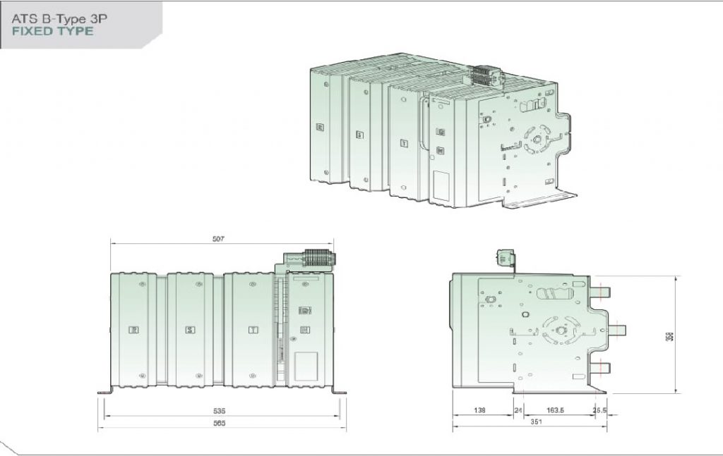 ATS ATELEC DJ-60B 3P 6300A ATS ATELEC DJ-60B 3P 6300A