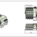 bản vẽ ats f type 4 cực 200A